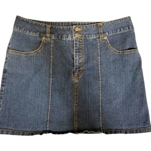 B.u.m Equipment Stretch Denim Plus Size 16 Skirt
